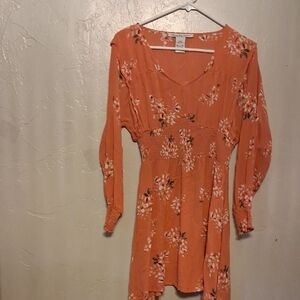 Floral Orange Women's Top